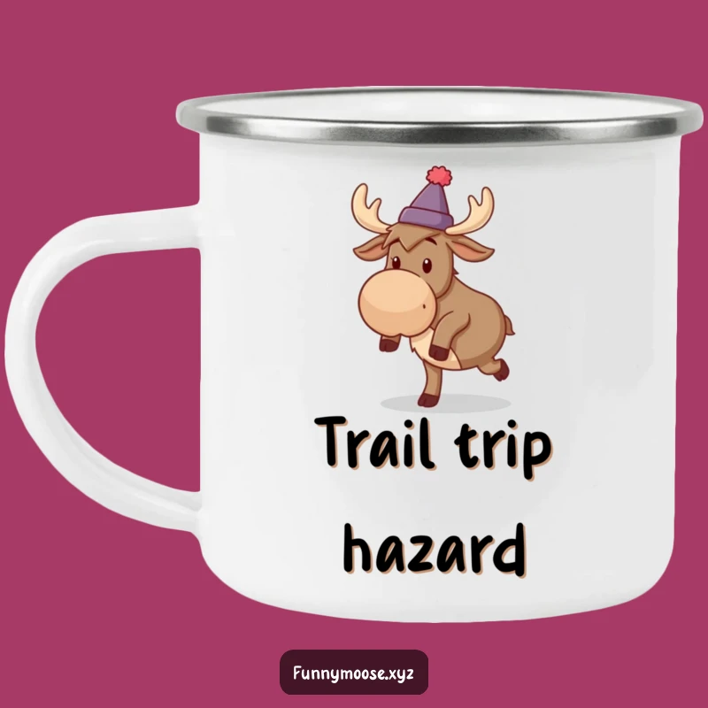 Funny Moose Camping Mug: Silly Tripper, Adventure Fuel with Comical Flair