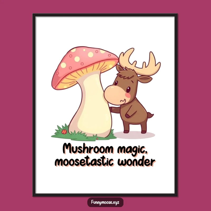 Free Printable Magical Moose Wall Art - Enchanting Downloadable Decor for Wonder!