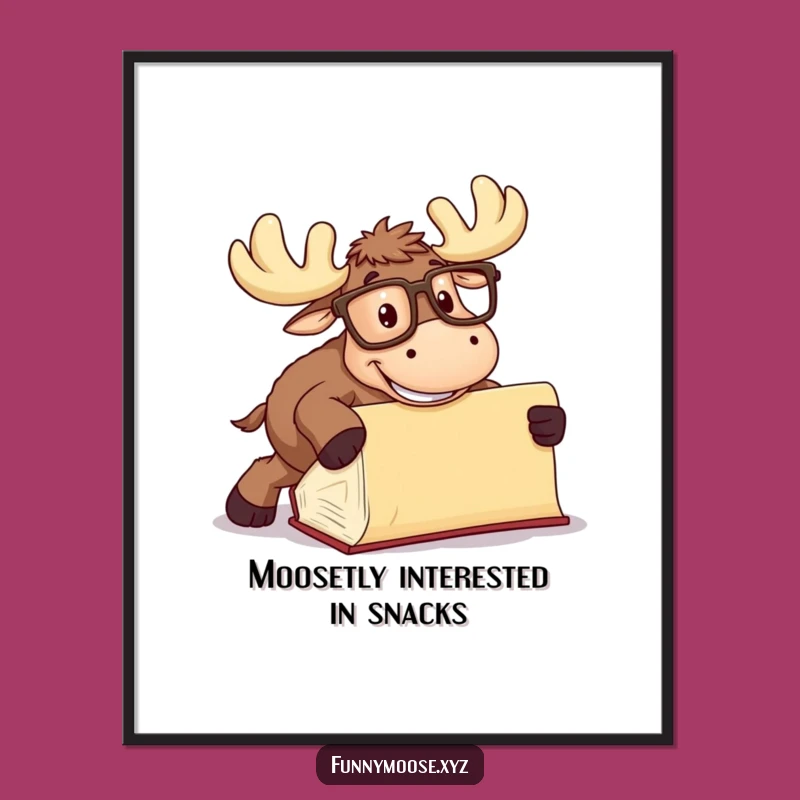 Funny Free Printable Moose Wall Art: Downloadable Quirky Decor for Any Room