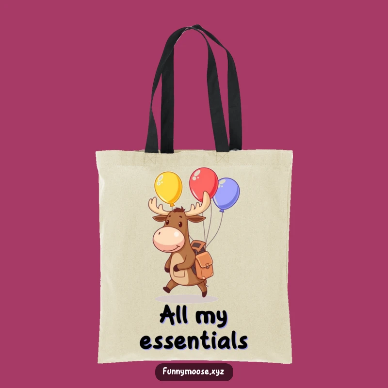 Funny Moose Backpack Juggling Tote Bag: Carry Your Joyful Essentials